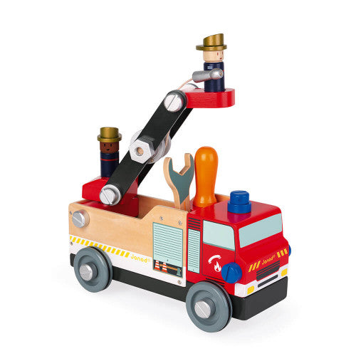 Brico Kids DIY Fire Truck by Janod ages 3yrs+